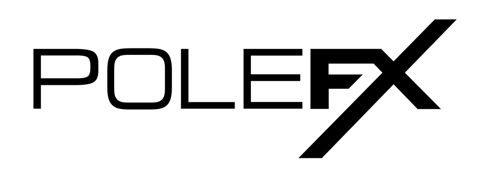 Black simplified PoleFX logo